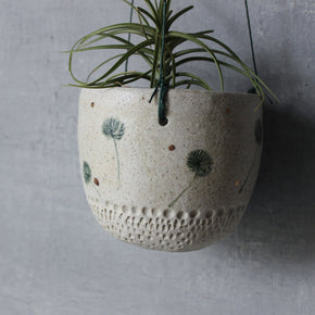Hanging Ceramic Planters Dandelion - Tribe Castlemaine