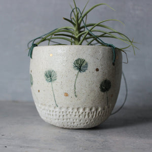 Hanging Ceramic Planters Dandelion - Tribe Castlemaine