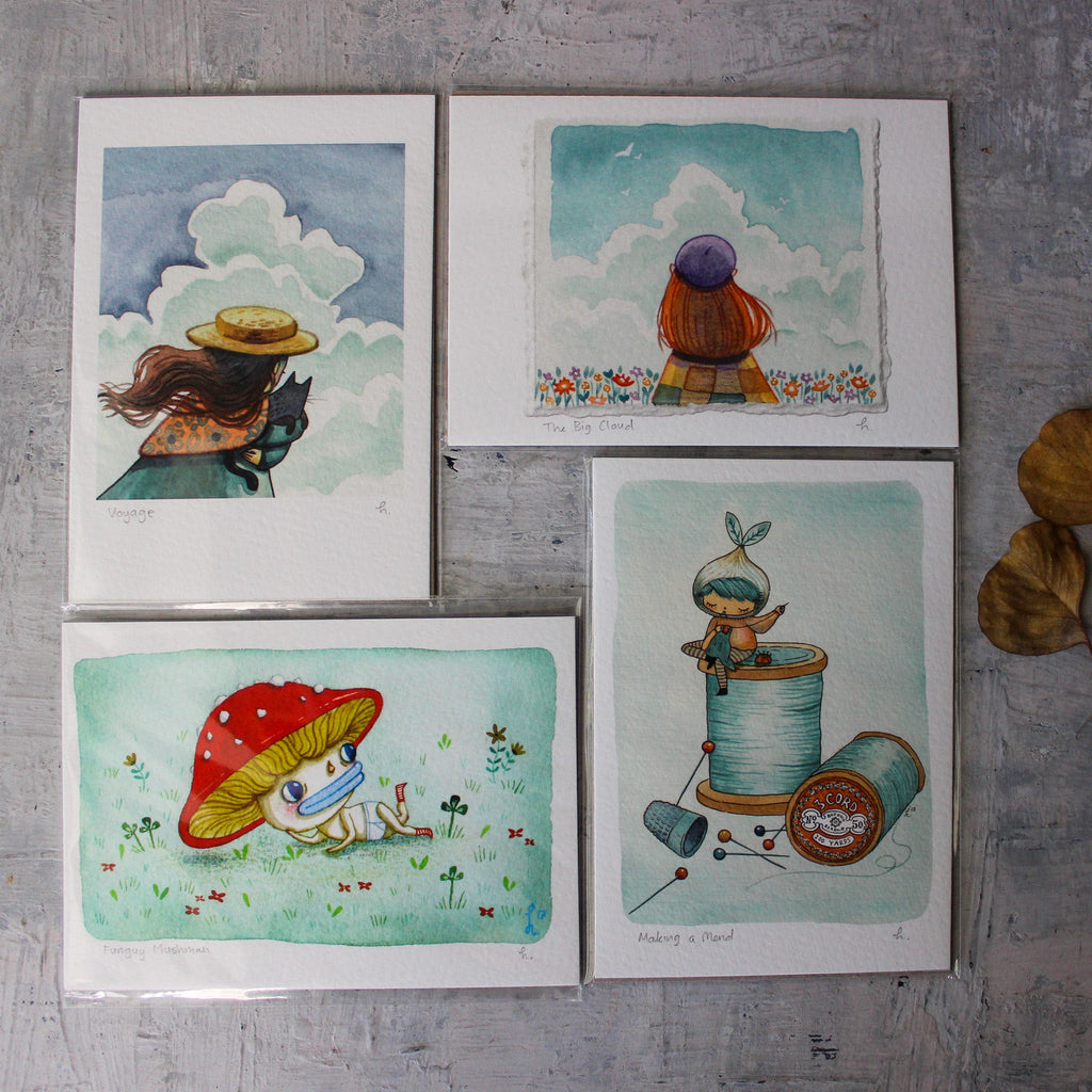 Hannakin Mini Prints Collection #1 - Tribe Castlemaine