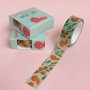 Hannakin Washi Tape : Saucy Tomatoes - Tribe Castlemaine