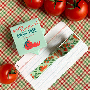 Hannakin Washi Tape : Saucy Tomatoes - Tribe Castlemaine