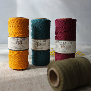 Hemp Cord Colour Spools - Tribe Castlemaine