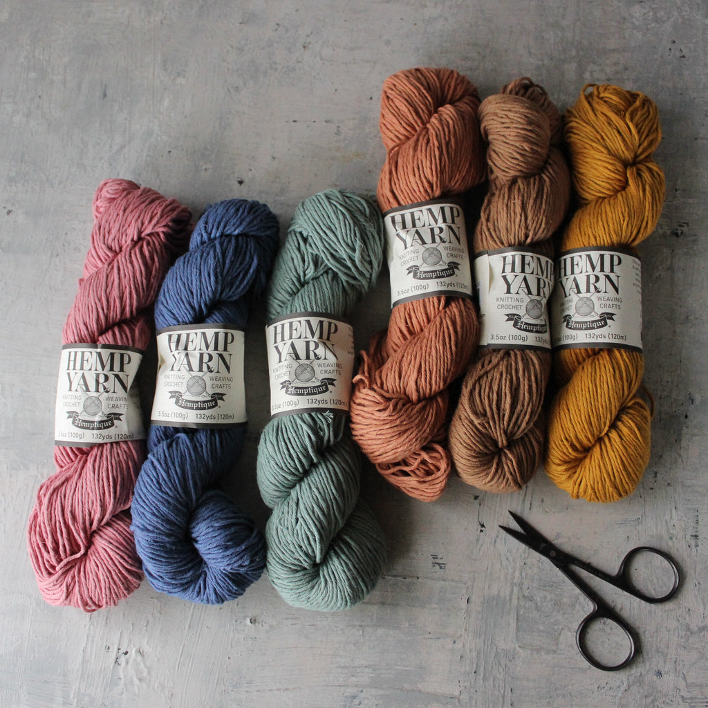 Hemp Yarn Colour Hanks - Tribe Castlemaine