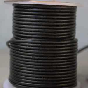 Hemptique Round Leather Cord - Tribe Castlemaine