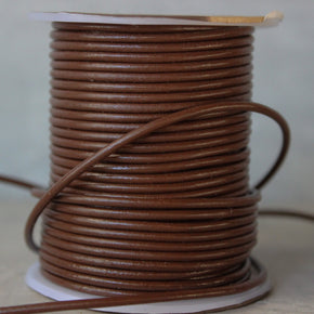Hemptique Round Leather Cord - Tribe Castlemaine
