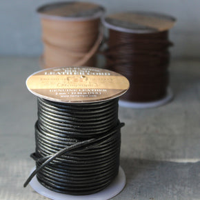 Hemptique Round Leather Cord - Tribe Castlemaine