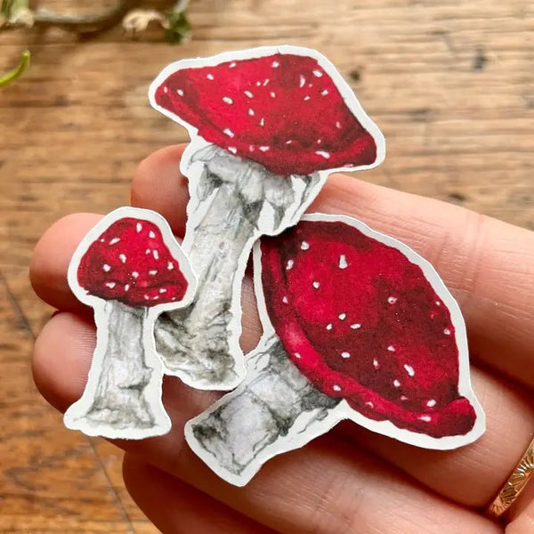 Herbology Toadstool Sticker Set - Tribe Castlemaine