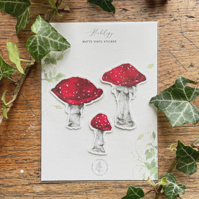 Herbology Toadstool Sticker Set - Tribe Castlemaine