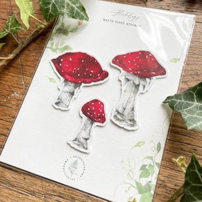 Herbology Toadstool Sticker Set - Tribe Castlemaine