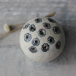 Incense Holder / Specimen Keeper Silver Daisy - Tribe Castlemaine