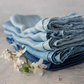 Indigo Dye Silk Scarves - Tribe Castlemaine