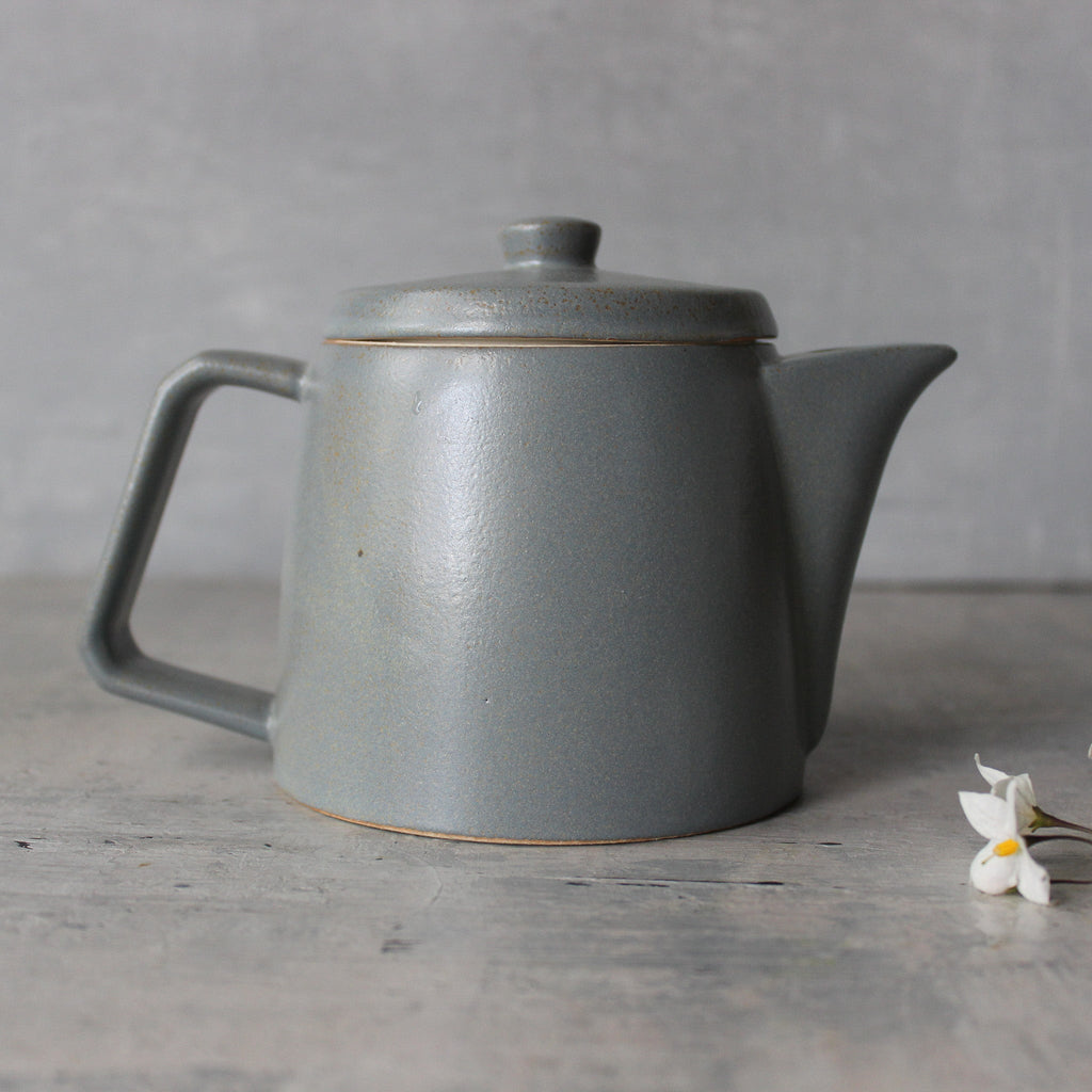 Japanese Mino ware Teapot : Grey - Tribe Castlemaine