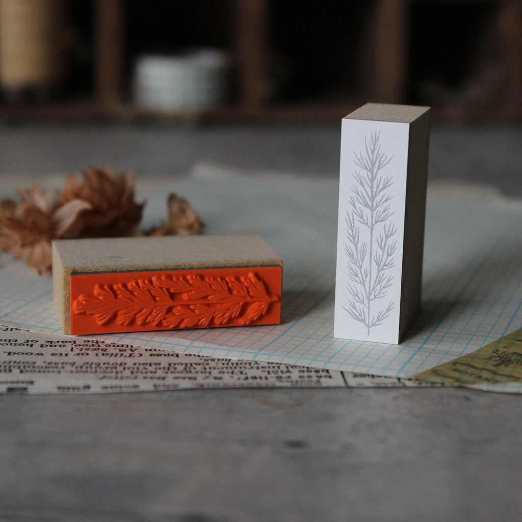 Japanese Rubber Stamp : Fir Branch - Tribe Castlemaine