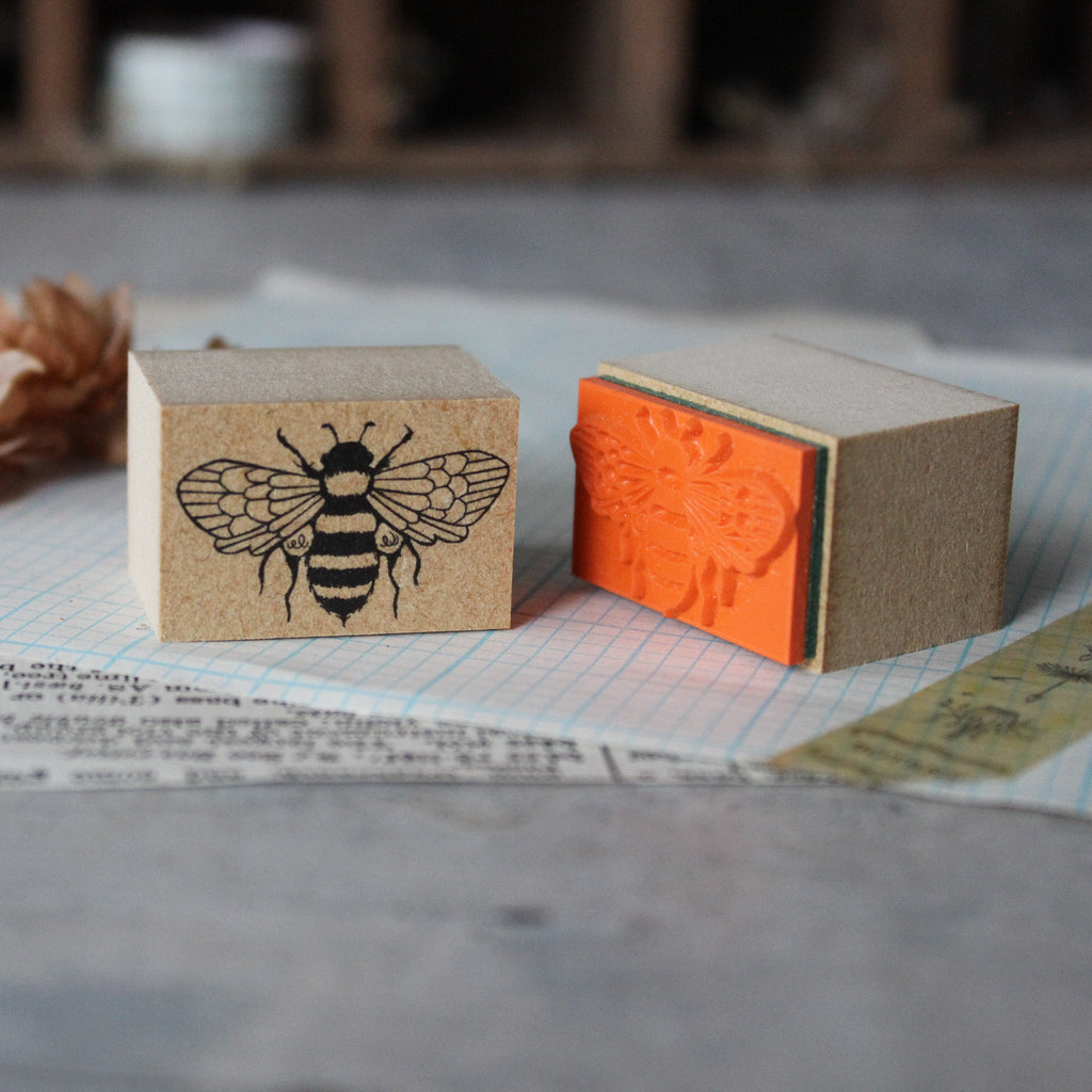 Japanese Rubber Stamp : Honeybee - Tribe Castlemaine