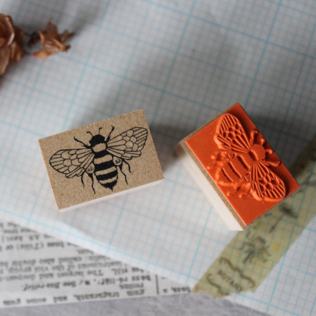 Japanese Rubber Stamp : Honeybee - Tribe Castlemaine