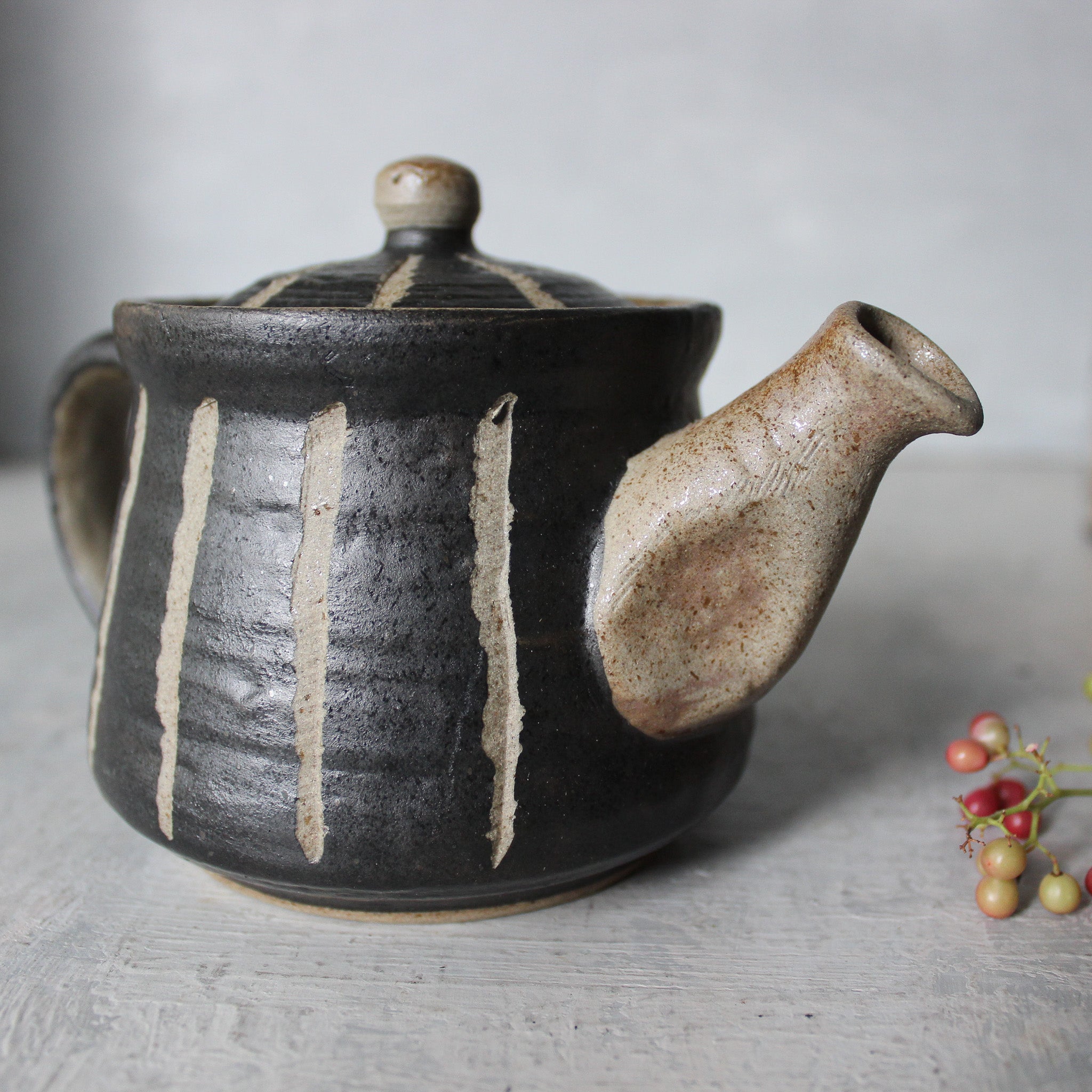 Japanese Teapot : Black Tokusa - Tribe Castlemaine