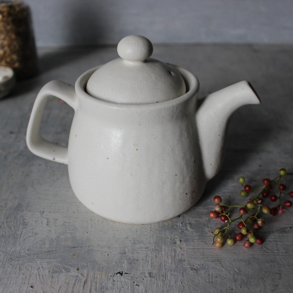 Japanese Teapot : White - Tribe Castlemaine