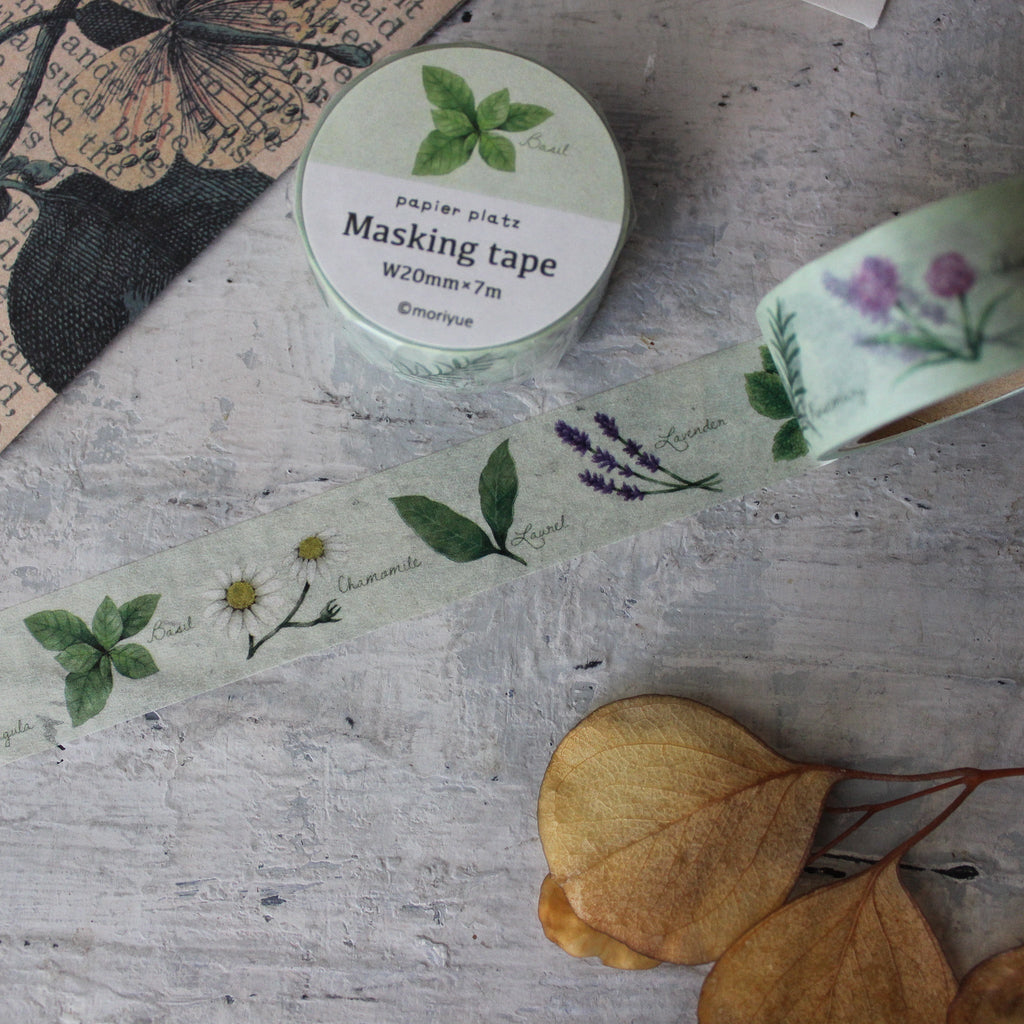 Japanese Washi Tape Herbs - Tribe Castlemaine
