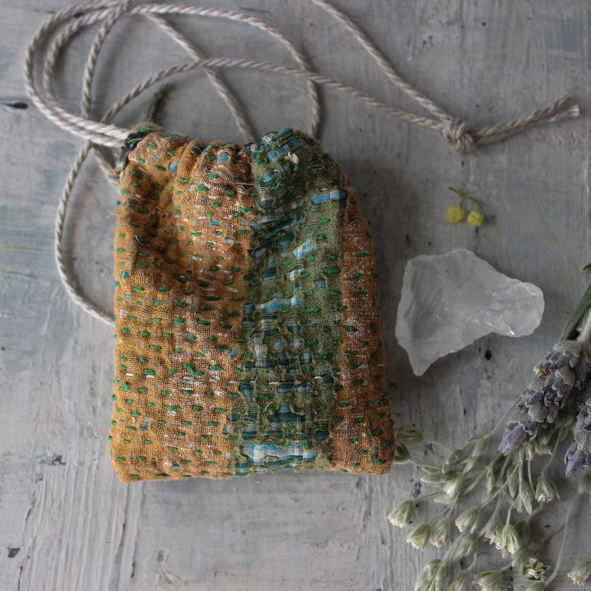 Kantha Amulet Bags - Tribe Castlemaine