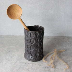 Large Black Ceramic Vases - Tribe Castlemaine