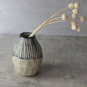 Large Blue Daisy Vase - Tribe Castlemaine