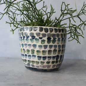 Large Ceramic Planters Dots - Tribe Castlemaine