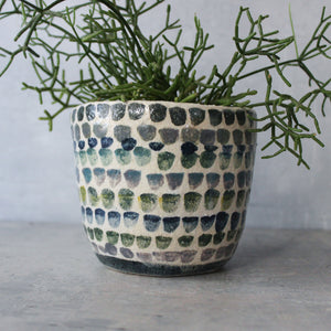 Large Ceramic Planters Dots - Tribe Castlemaine