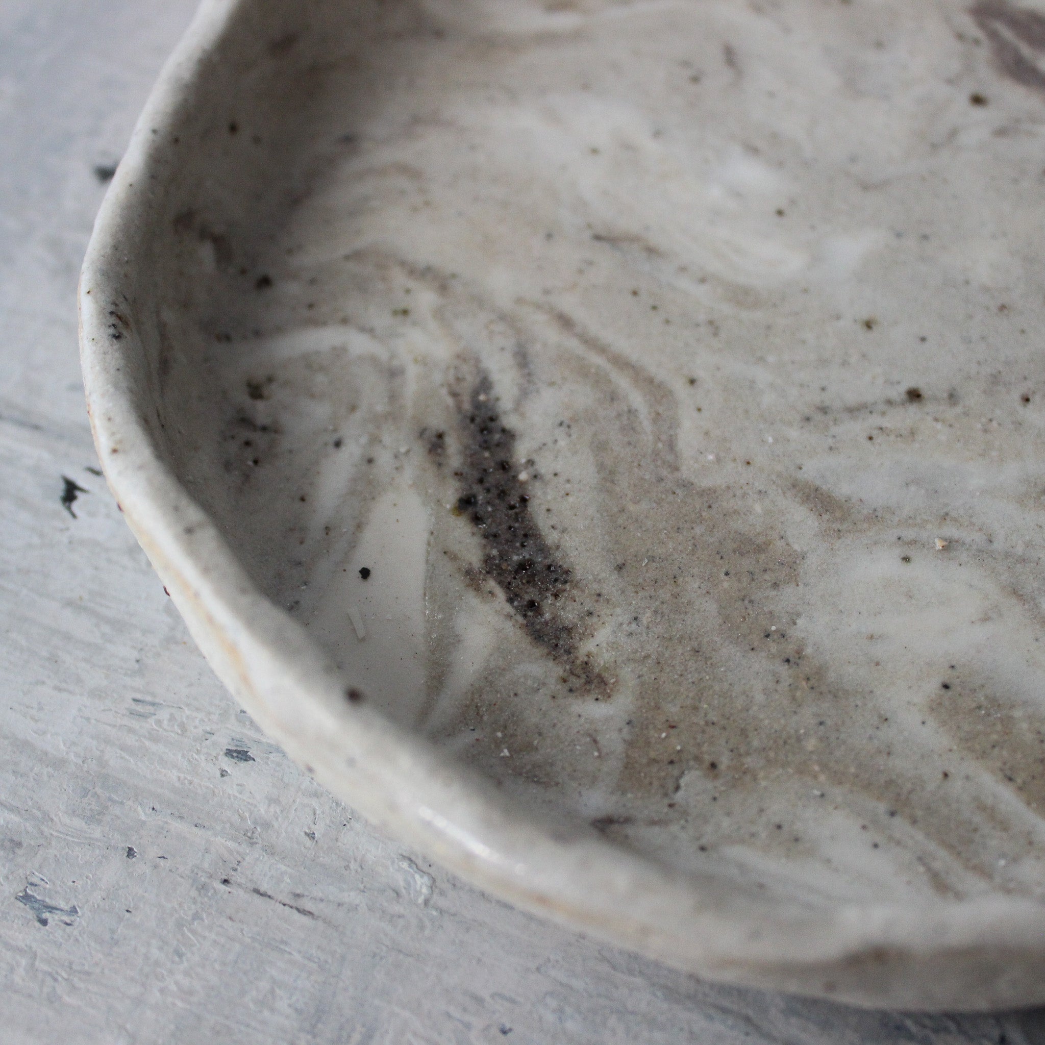 Large Marbled Ceramic Plates - Tribe Castlemaine