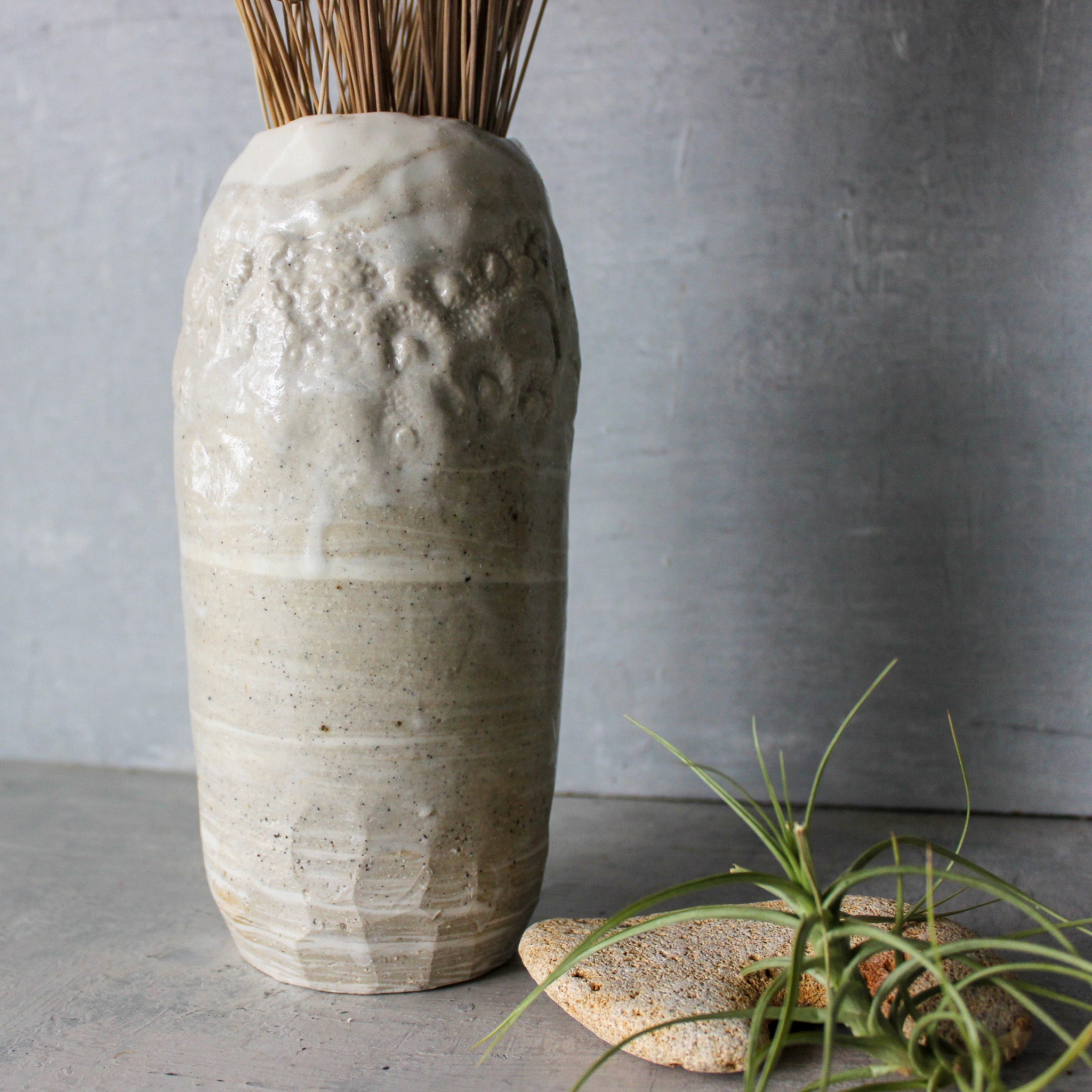 Large Marbled Vases - Tribe Castlemaine