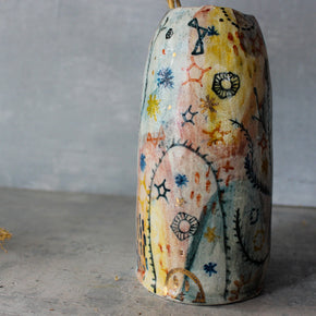 Large Stars & Cells Vase - Tribe Castlemaine
