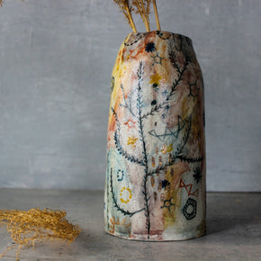 Large Stars & Cells Vase - Tribe Castlemaine