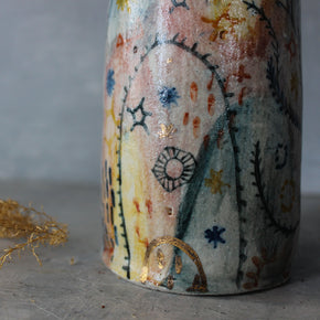 Large Stars & Cells Vase - Tribe Castlemaine