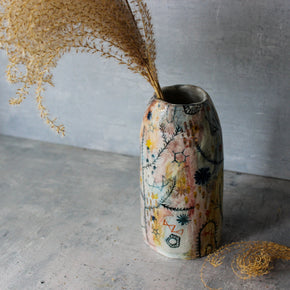 Large Stars & Cells Vase - Tribe Castlemaine