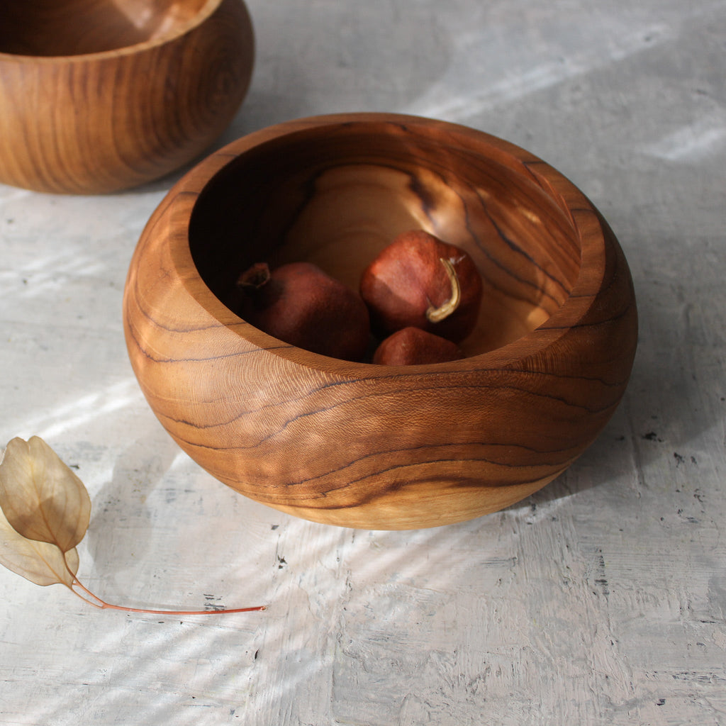 Large Teak Bowls - Tribe Castlemaine