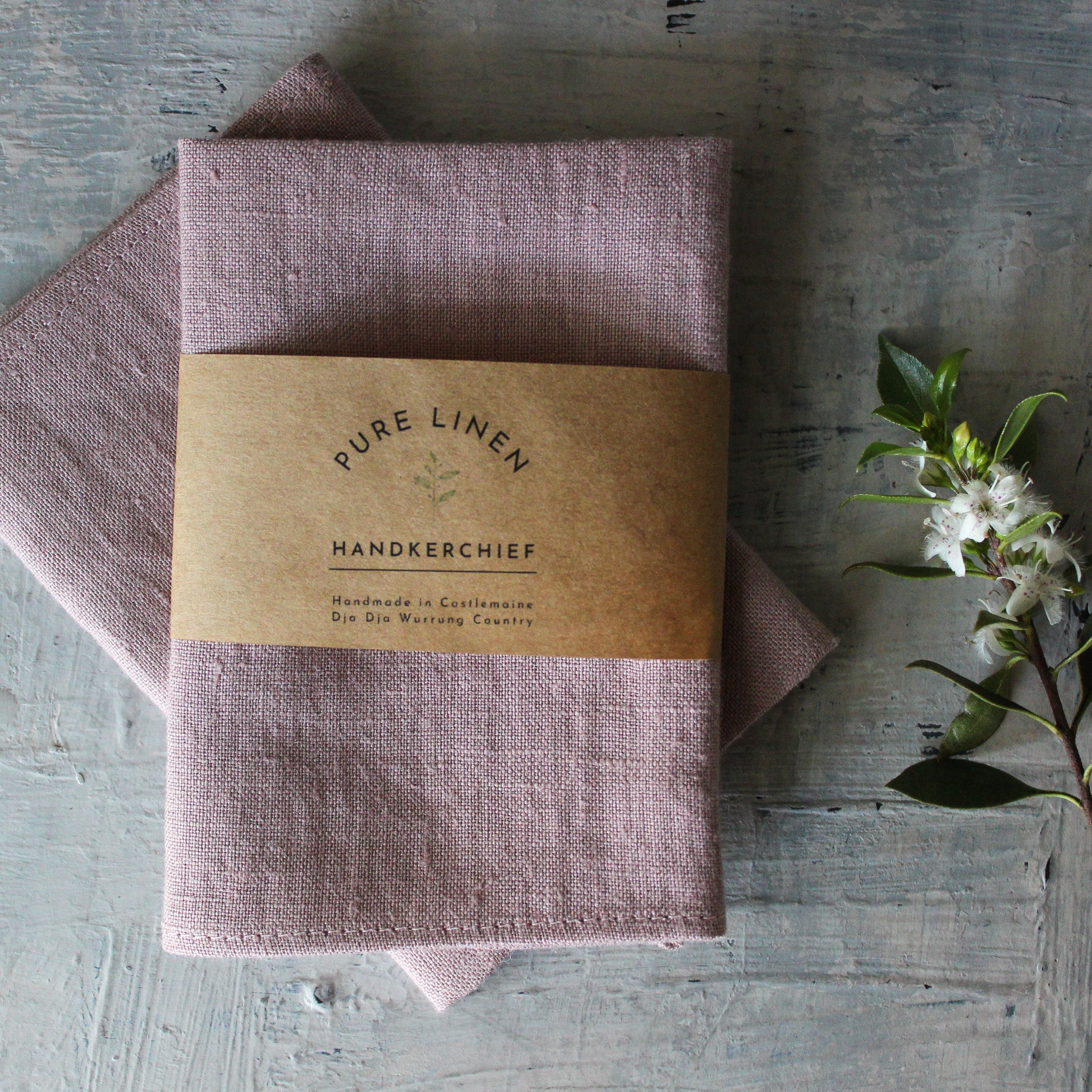 Linen Handkerchiefs - Tribe Castlemaine