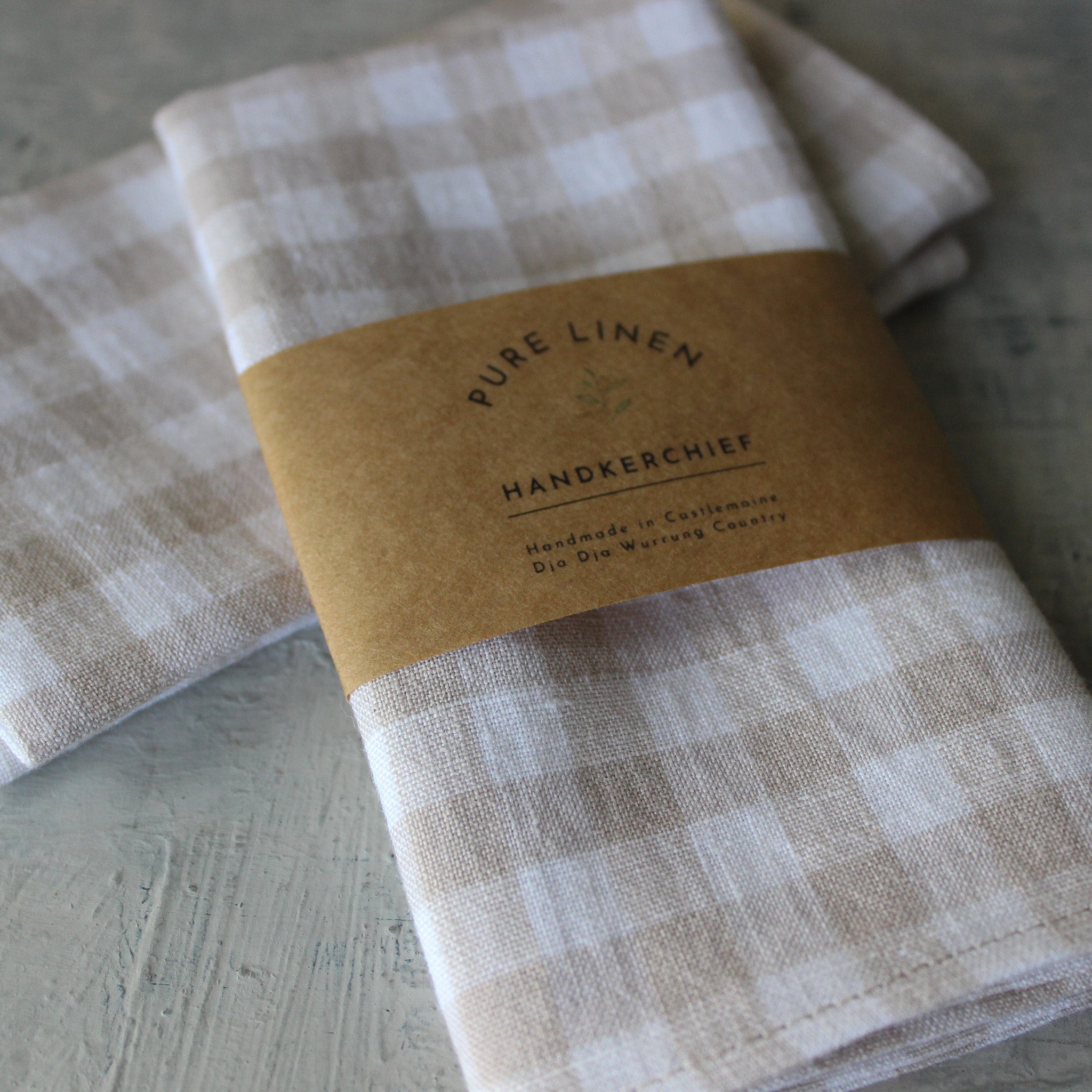 Linen Handkerchiefs - Tribe Castlemaine