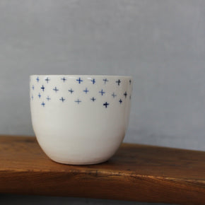 Little Blue Cross Cups - Tribe Castlemaine
