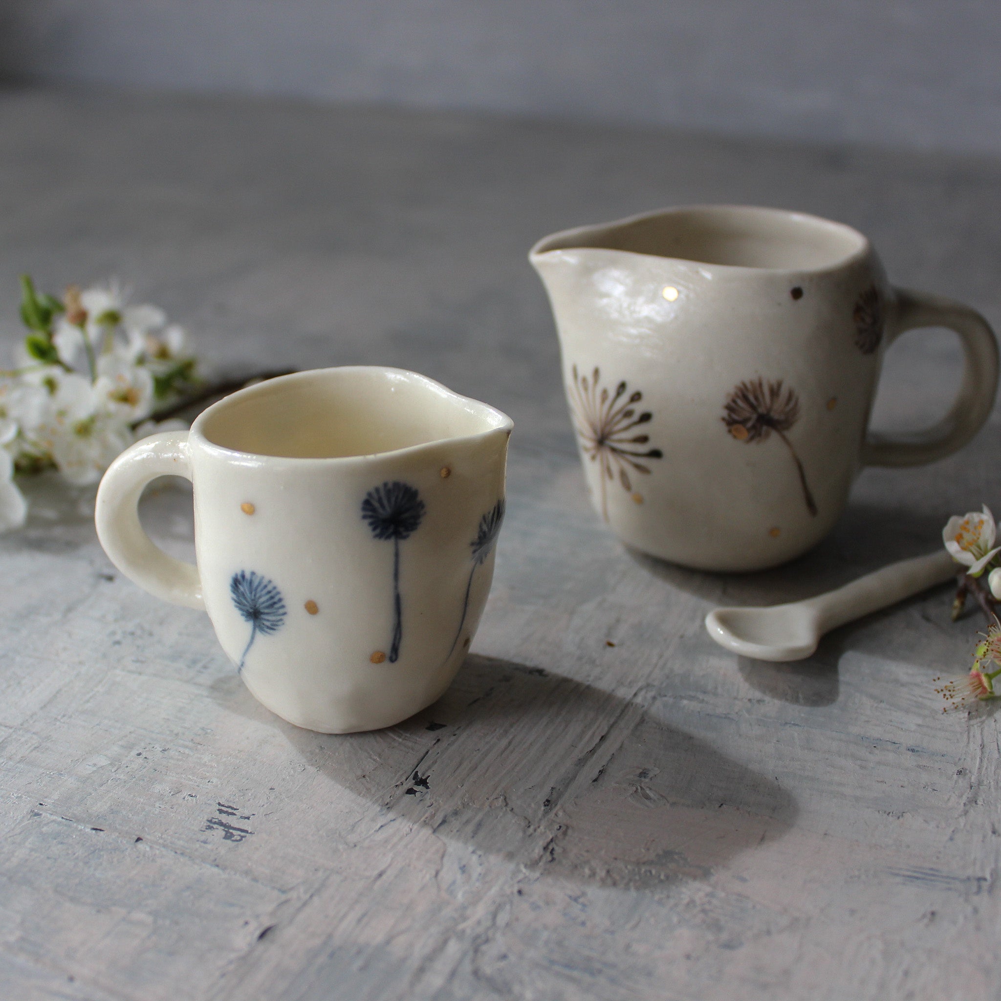 Little Ceramic Jugs Dandelion - Tribe Castlemaine