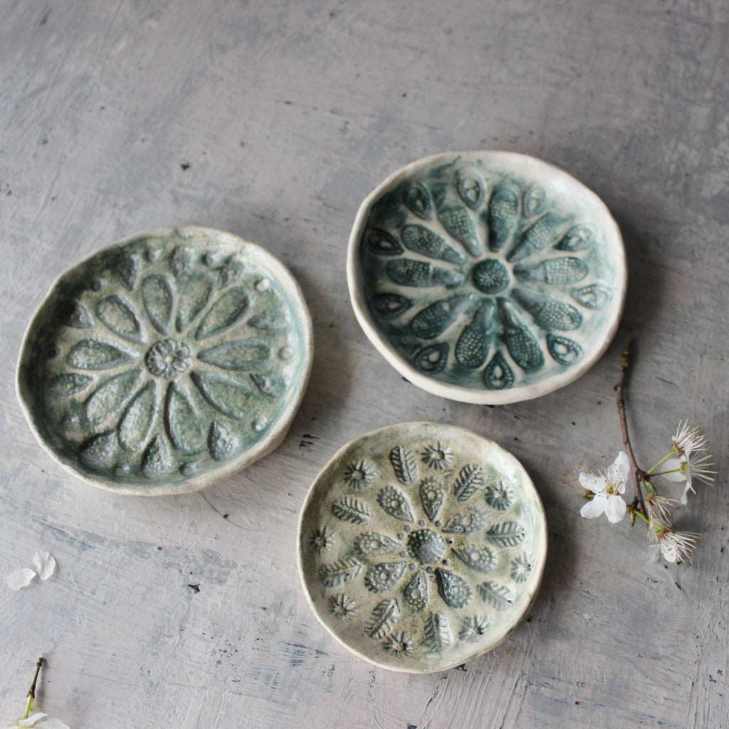 Little Ceramic Trays Green - Tribe Castlemaine
