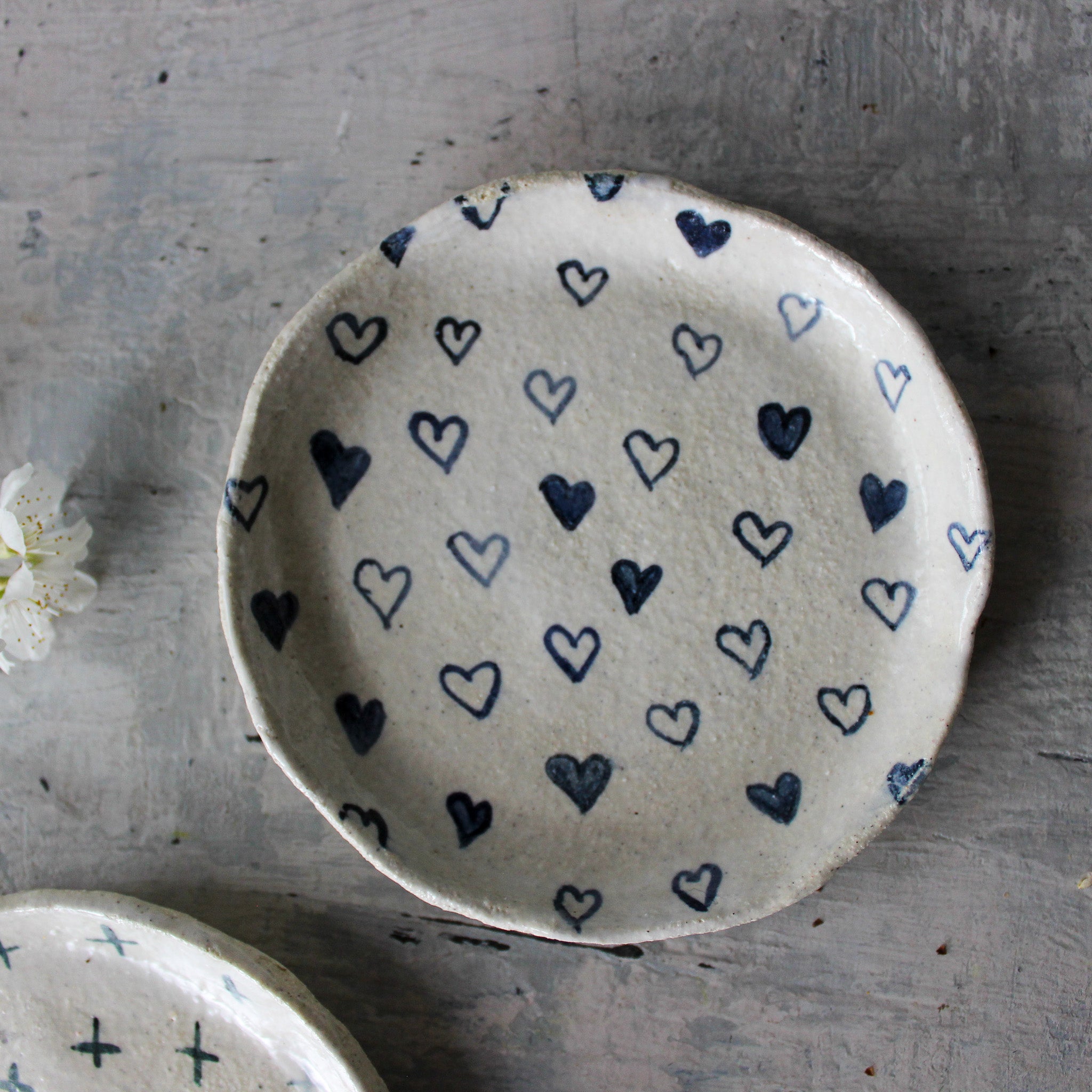 Little Ceramic Trays Painted Detail - Tribe Castlemaine