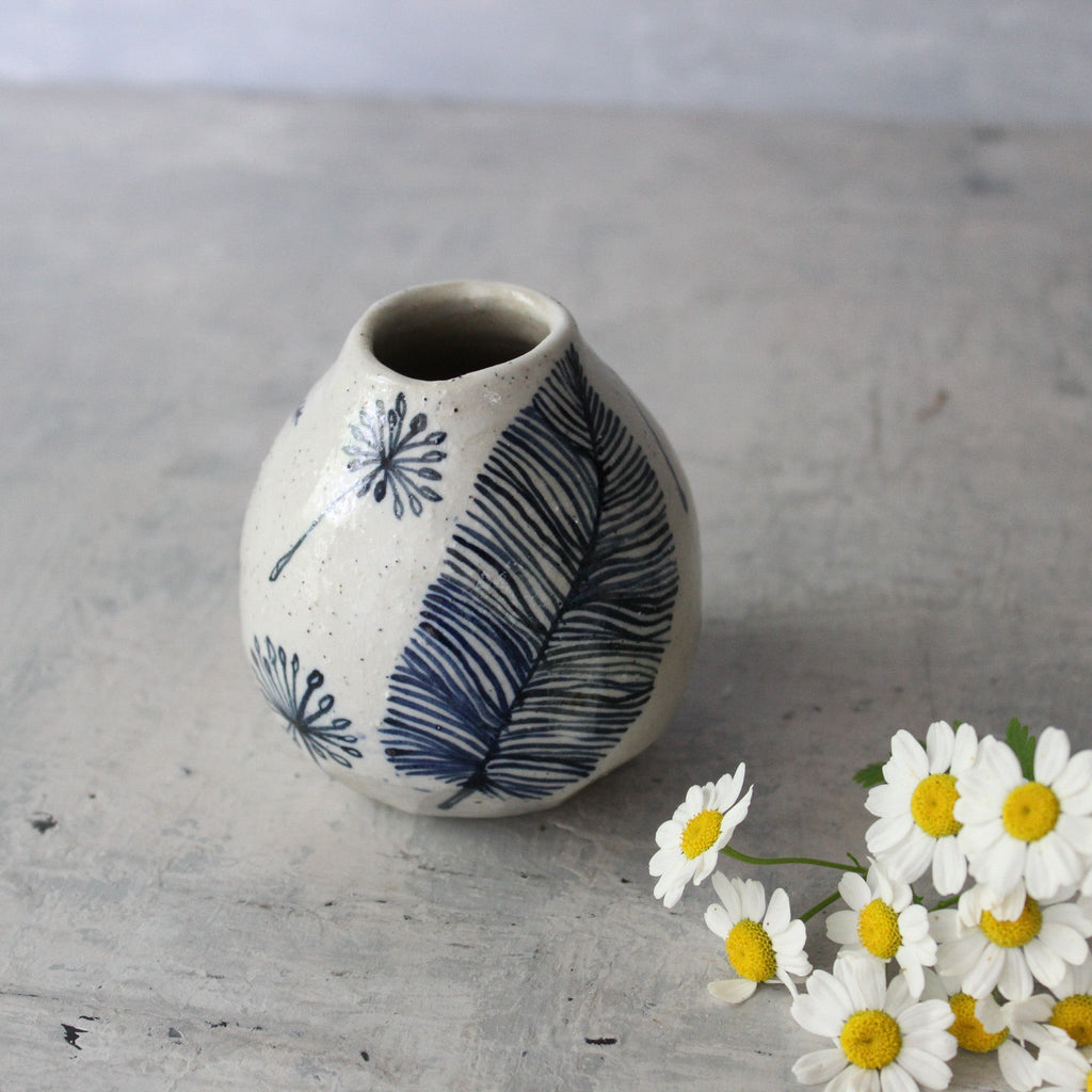 Little Dandelion Feather Twig Vase - Tribe Castlemaine