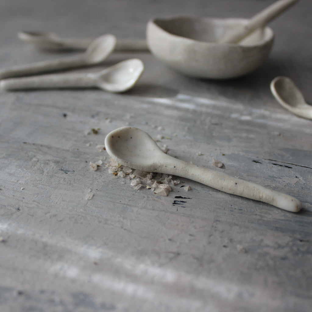 Little Marbled Ceramic Spoons - Tribe Castlemaine