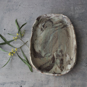 Little Marbled Ceramic Tray - Tribe Castlemaine