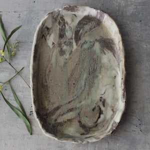 Little Marbled Ceramic Tray - Tribe Castlemaine