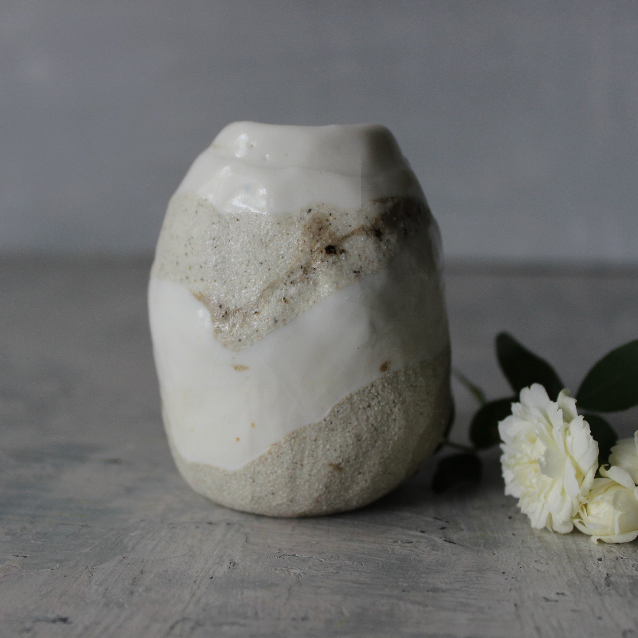 Little Marbled Ceramic Vases - Tribe Castlemaine