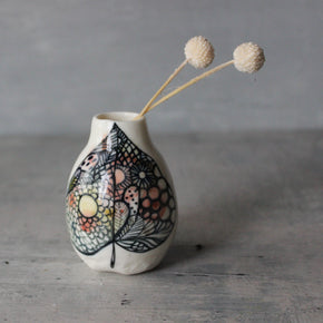 Little Painted Detail Vase 3 - Tribe Castlemaine