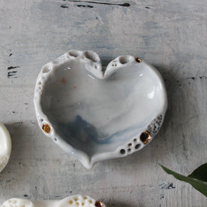 Little Rock Coral Heart Dishes - Tribe Castlemaine