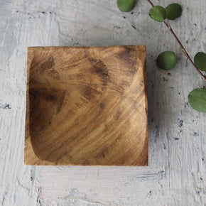 Little Square Teak Dishes - Tribe Castlemaine