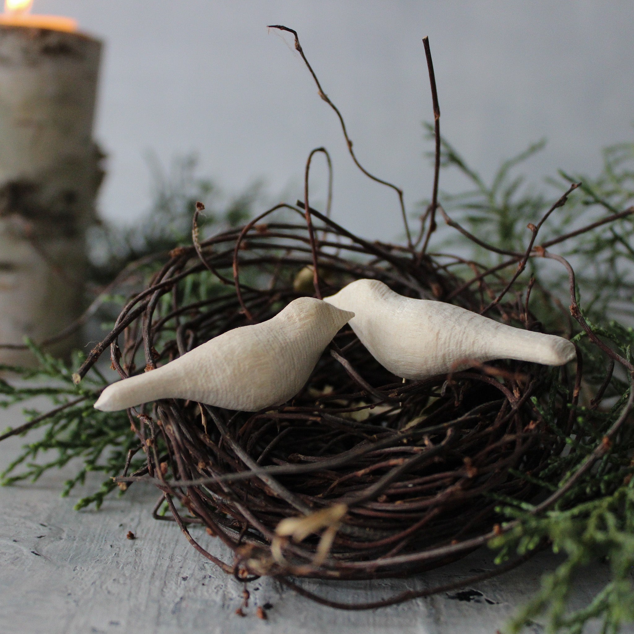 Little Wooden Bird Pin - Tribe Castlemaine