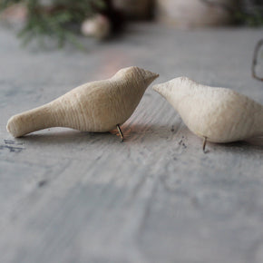 Little Wooden Bird Pin - Tribe Castlemaine